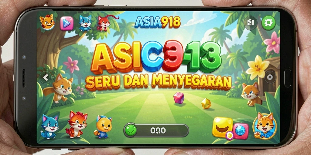 Tampilan menarik dari gameplay Match-3 yang penuh warna.