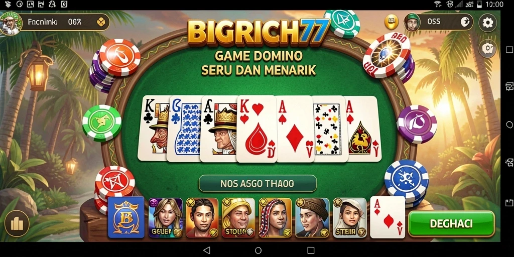 Gameplay seru dalam aplikasi BIGRICH77 yang penuh tantangan.
