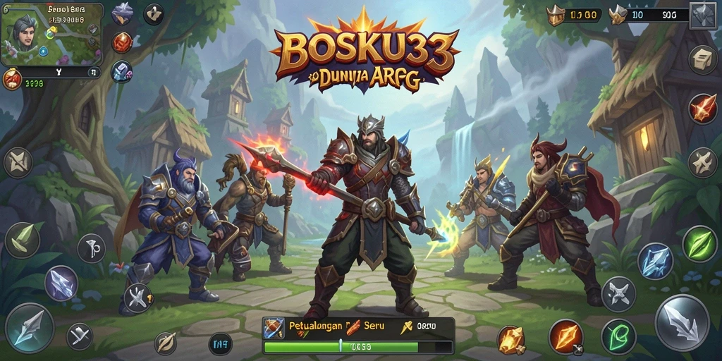 Gameplay penuh aksi dalam dunia fantasi ARPG.