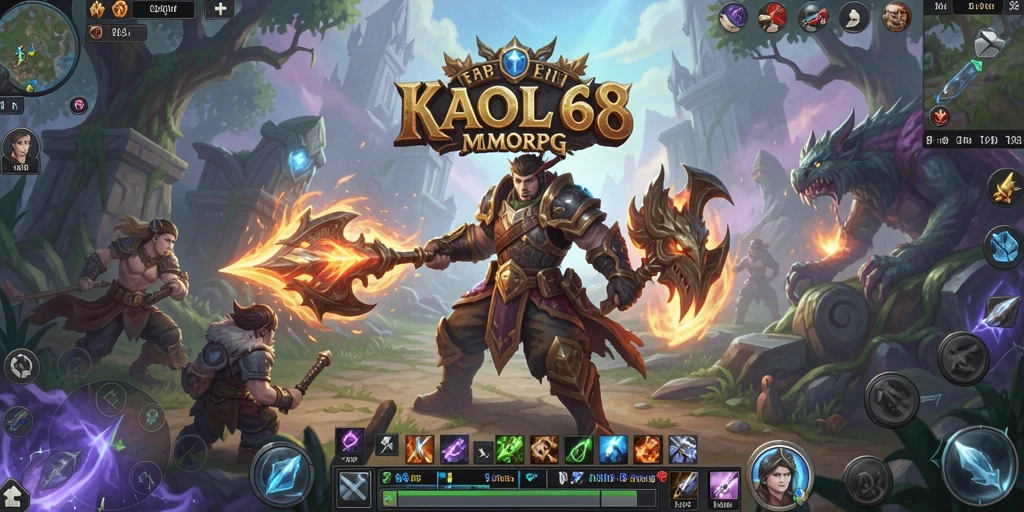 Gameplay KAOL68 dengan pertempuran seru dan visual yang memukau.