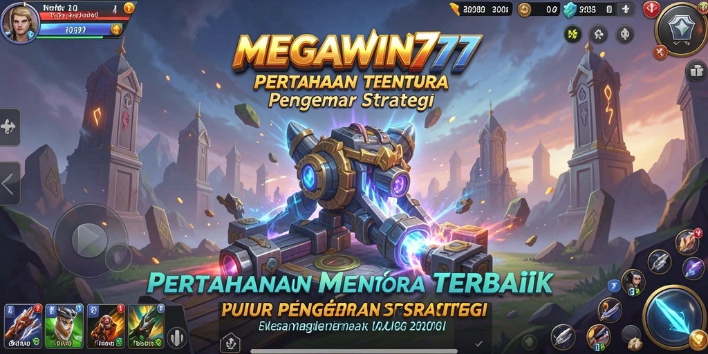 Tampilan menakjubkan dari gameplay Tower Defense di MEGAWIN777.