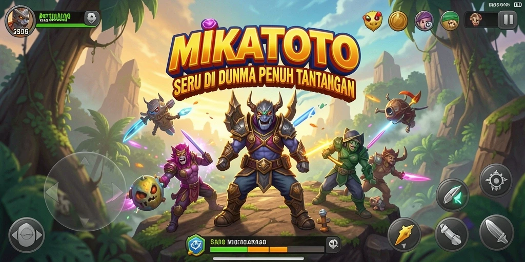 Gameplay seru di dunia petualangan MIKATOTO.