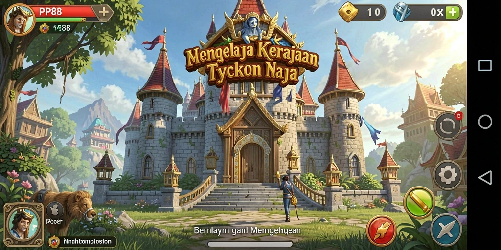 Tampilan utama gameplay PP88 yang menarik dan interaktif.