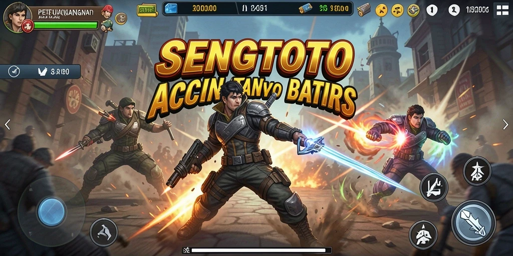 Tampilan aksi seru di dalam game SENGTOTO.