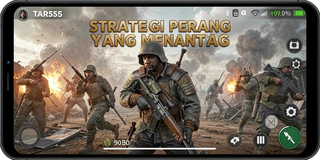 TAR555 menampilkan gameplay strategi yang seru dan mendebarkan.