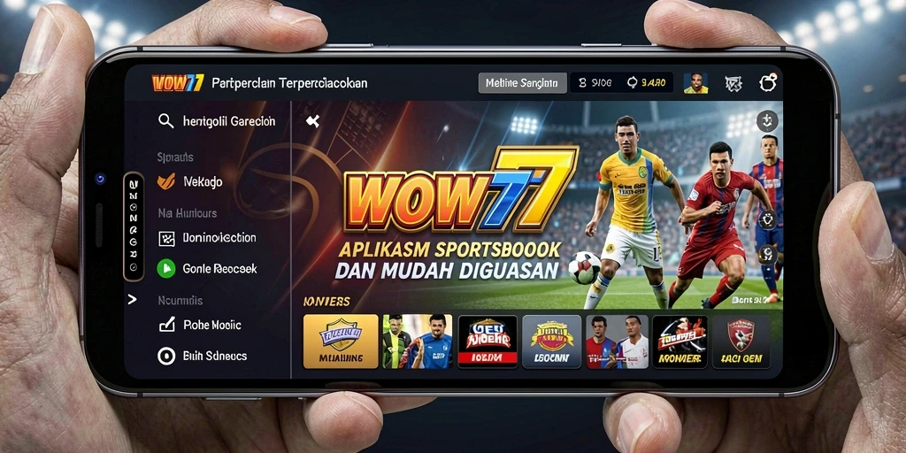 Tampilan antarmuka WOW77 yang menarik dan gameplay Sportsbook yang mendebarkan.